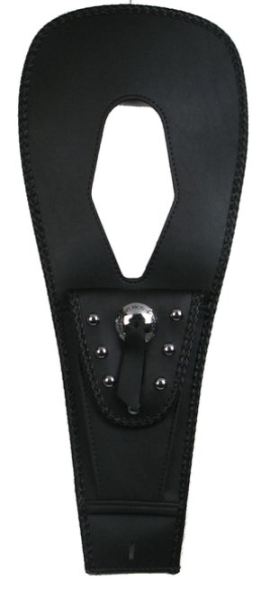 Honda S Tank Bib - Mustang Motorcycle - Studs - Black - `03-`07 Honda S Tank Bib - Mustang Motorcycle - Studs - Black - `03-`07